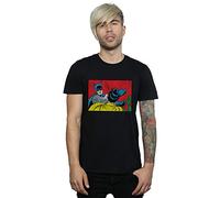 DC Comics Men's Batman Robin Slap T-Shirt Black XX-Large