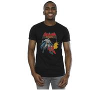 DC Comics Men's Batman & Robin T-Shirt in Black | Size: Medium DC Comics Black M