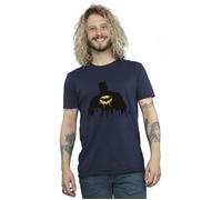 DC Comics Men's Batman Shadow Paint T-Shirt in Navy | Size: 3XL DC Comics Navy 3XL
