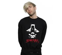 DC Comics Men's Batman Shadows Sweatshirt in Black | Size: 3XL DC Comics Black 3XL