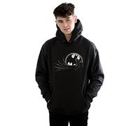 DC Comics Men's Batman Spot Hoodie X-Large Black