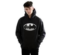 DC Comics Men's Batman Spot Logo Hoodie in Black | Size: 3XL DC Comics Black 3XL