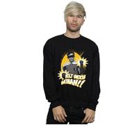 DC Comics Men's Batman TV Series Robin Holy Smokes Sweatshirt in Black | Size: Large DC Comics Black L