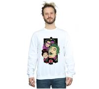DC Comics Men's Batman TV Series Rogues Gallery Sweatshirt in White | Size: 3XL DC Comics White 3XL