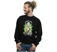DC Comics Men's Batman TV Series The Riddler Time for a Riddle Sweatshirt in Black | Size: Small DC Comics Black S