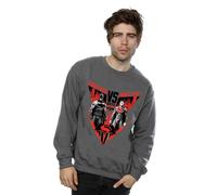 DC Comics Men's Batman v Superman Battle Sweatshirt in Charcoal | Size: Small DC Comics Charcoal S