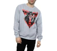 DC Comics Men's Batman v Superman Battle Sweatshirt in Grey | Size: Small DC Comics Grey S