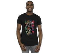 DC Comics Men's Black Adam JSA Gold Badge T-Shirt | Size: Large DC Comics Black L