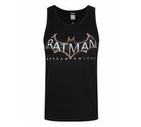 DC Comics Mens Black Batman Arkham Knight Logo Vest - Large