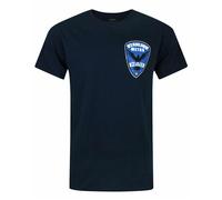 Vanilla Underground Dc Comics Mens Blue Arrow Short Sleeved T-Shirt (Large)