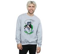 DC Comics Men's Catwoman Whip Sweatshirt in Grey | Size: 3XL DC Comics Grey 3XL