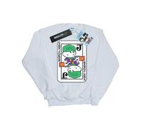 DC Comics Mens Chibi Joker Playing Card Sweatshirt BI16329