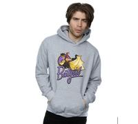 DC Comics Men's DC Bombshells Batgirl Badge Hoodie in Grey | Size: 3XL DC Comics Grey 3XL