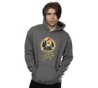 DC Comics Men's DC Bombshells Black Canary Badge Hoodie in Charcoal | Size: Medium DC Comics Charcoal M