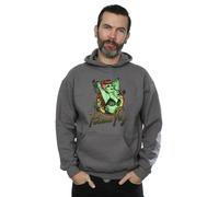DC Comics Men's DC Bombshells Poison Ivy Badge Hoodie in Charcoal | Size: Large DC Comics Charcoal L