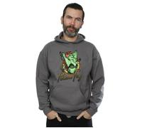 DC Comics Men's DC Bombshells Poison Ivy Badge Hoodie in Charcoal | Size: Small DC Comics Charcoal S