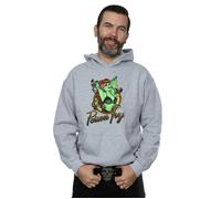 DC Comics Men's DC Bombshells Poison Ivy Badge Hoodie in Grey | Size: 3XL DC Comics Grey 3XL