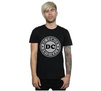 DC Comics Men's DC Originals Crackle Logo T-Shirt in Black | Size: 3XL DC Comics Black 3XL