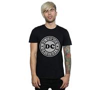 DC Comics Men's DC Originals Crackle Logo T-Shirt XX-Large Black