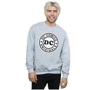 DC Comics Men's DC Originals Logo Sweatshirt in Grey | Size: XL DC Comics Grey XL