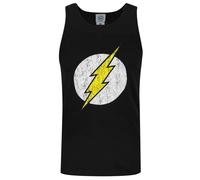 DC Comics Mens Flash Distressed Logo Vest