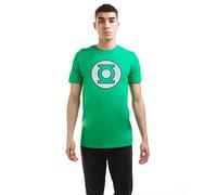 DC Comics Men's Green Lantern Circle Logo T-Shirt, Irish Green, X-Large
