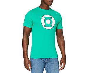 DC Comics Men's Green Lantern Circle Logo T-Shirt, Irish Green, X-Large
