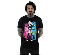 DC Comics Men's Harley Quinn Rebel Heart T-Shirt in Black | Size: Large DC Comics Black L