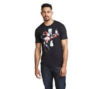 DC Comics Men's Joker & Harley T Shirt, Black, M UK