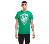 DC Comics Men's Joker Red T Shirt, Kelly Green, L UK