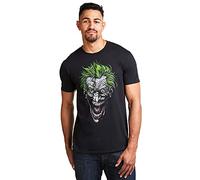 DC Comics Men's Joker T Shirt, Black, S UK