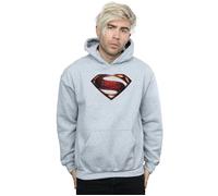 DC Comics Men's Justice League Movie Superman Emblem Hoodie in Grey | Size: Small DC Comics Grey S