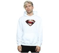 DC Comics Men's Justice League Movie Superman Emblem Hoodie in White | Size: Medium DC Comics White M