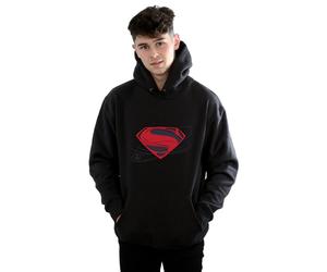 DC Comics Men's Justice League Movie Superman Logo Hoodie in Black | Size: Medium DC Comics Black M