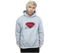 DC Comics Men's Justice League Movie Superman Logo Hoodie in Grey | Size: Medium DC Comics Grey M
