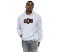 DC Comics Men's Justice League Movie Team Hexagons Hoodie in Grey | Size: 2XL DC Comics Grey 2XL