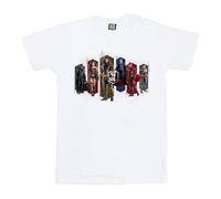 Justice League Movie Team Hexagons T-Shirt DC Comics White M