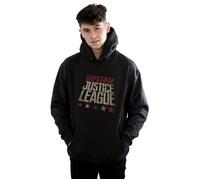 DC Comics Men's Justice League Movie United We Stand Hoodie in Black | Size: 3XL DC Comics Black 3XL