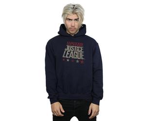 DC Comics Men's Justice League Movie United We Stand Hoodie in Navy | Size: Medium DC Comics Navy M