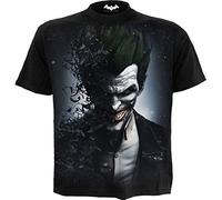 Spiral Men's JOKER - ARKHAM ORIGINS - T-Shirt Black | Size: Medium Spiral Black M