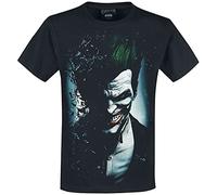 Spiral Men's JOKER - ARKHAM ORIGINS - T-Shirt Black | Size: Large Spiral Black L