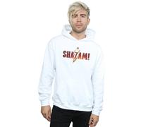 DC Comics Men's Shazam Movie Logo Hoodie in White | Size: 2XL DC Comics White 2XL