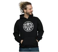 DC Comics Men's Supergirl TV Series Deo Crest Hoodie in Black | Size: XL DC Comics Black XL