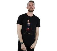 DC Comics Men's Supergirl TV Series Kara Standing T-Shirt Black Large