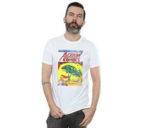 DC Comics Men's Superman Action Comics Issue 1 Cover T-Shirt White XXX-Large