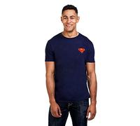 DC Comics Men's Superman Core T Shirt, Navy, M UK