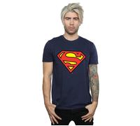 DC Comics Men's Superman Logo T-Shirt in Navy | Size: Medium DC Comics Navy M