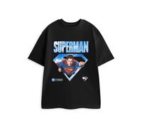 DC Comics Men's Superman Movie Short Sleeved T-Shirt | Black | Size: 3XL DC Comics Black 3XL