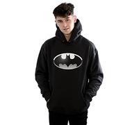 DC Comics Men's Superman Spot Logo Hoodie Small Black