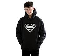 DC Comics Men's Superman Spot Logo Hoodie XXX-Large Black